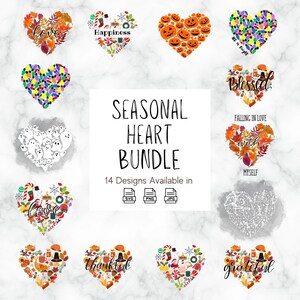 Christmas Svg Bundle, Christmas Png Bundle, Thanksgiving Png Bundle, Halloween Svg Bundle, Fall SVG Bundle, Holiday Svg Bundle, Heart Decals