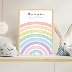 Mes affirmations positives - Affiche A3