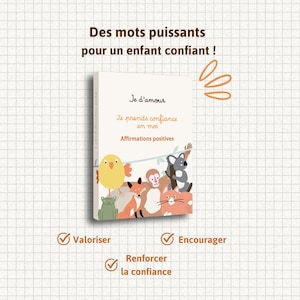 Jeu des affirmations positives pour enfants | Boostez la confiance en soi | 41 cartes éducatives | Lutte contre le harcèlement scolaire