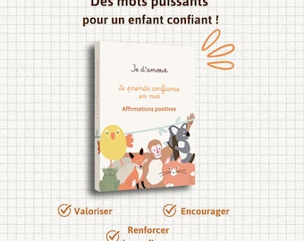 Jeu des affirmations positives pour enfants | Boostez la confiance en soi | 41 cartes éducatives | Lutte contre le harcèlement scolaire