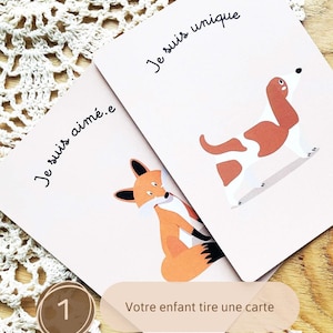 Cartes d'affirmations positives pour enfant - A imprimer (format PDF) - Je prends confiance en moi !