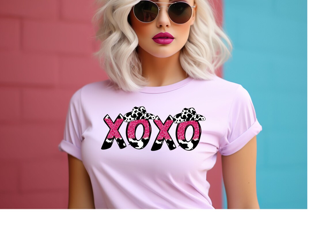 XOXO Valentines Day Png, Cute Valentines Day Shirt Design, Trendy ...