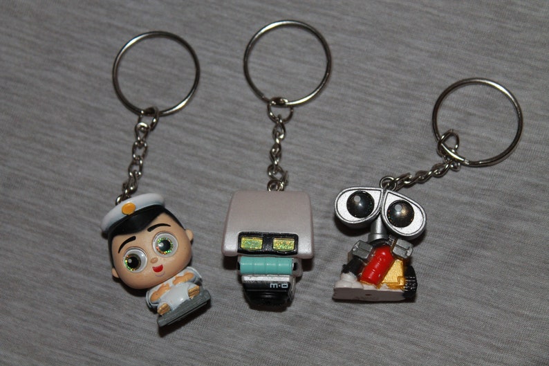 Disney Doorables Walle Keychains Etsy