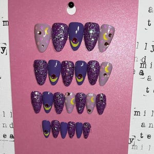 Inspired by:Custom Hand Painted Nail set