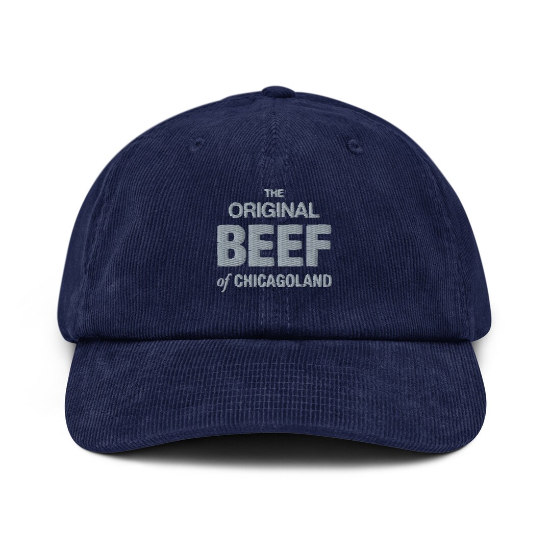 The Original Beef of Chicagoland Corduroy Embroidered Hat Etsy