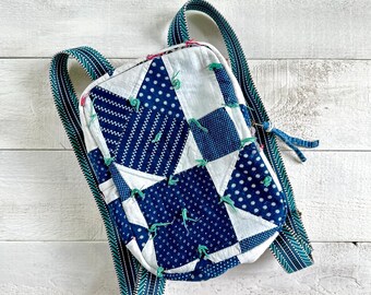 Vera Bradley Blue Floral Lily Backpack - Etsy display picture 1