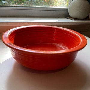 Fiestaware Homer Laughlin Vintage Red Fruit Bowl