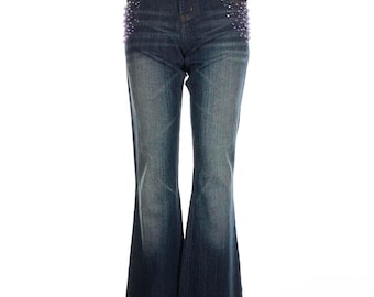 Cache Women's Blue and Navy Jeans