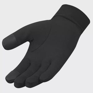 Unisex Winter Warmer Robex Gloves – Black Skinny Fit Inner Gloves | Thermal Liner for Cold Weather