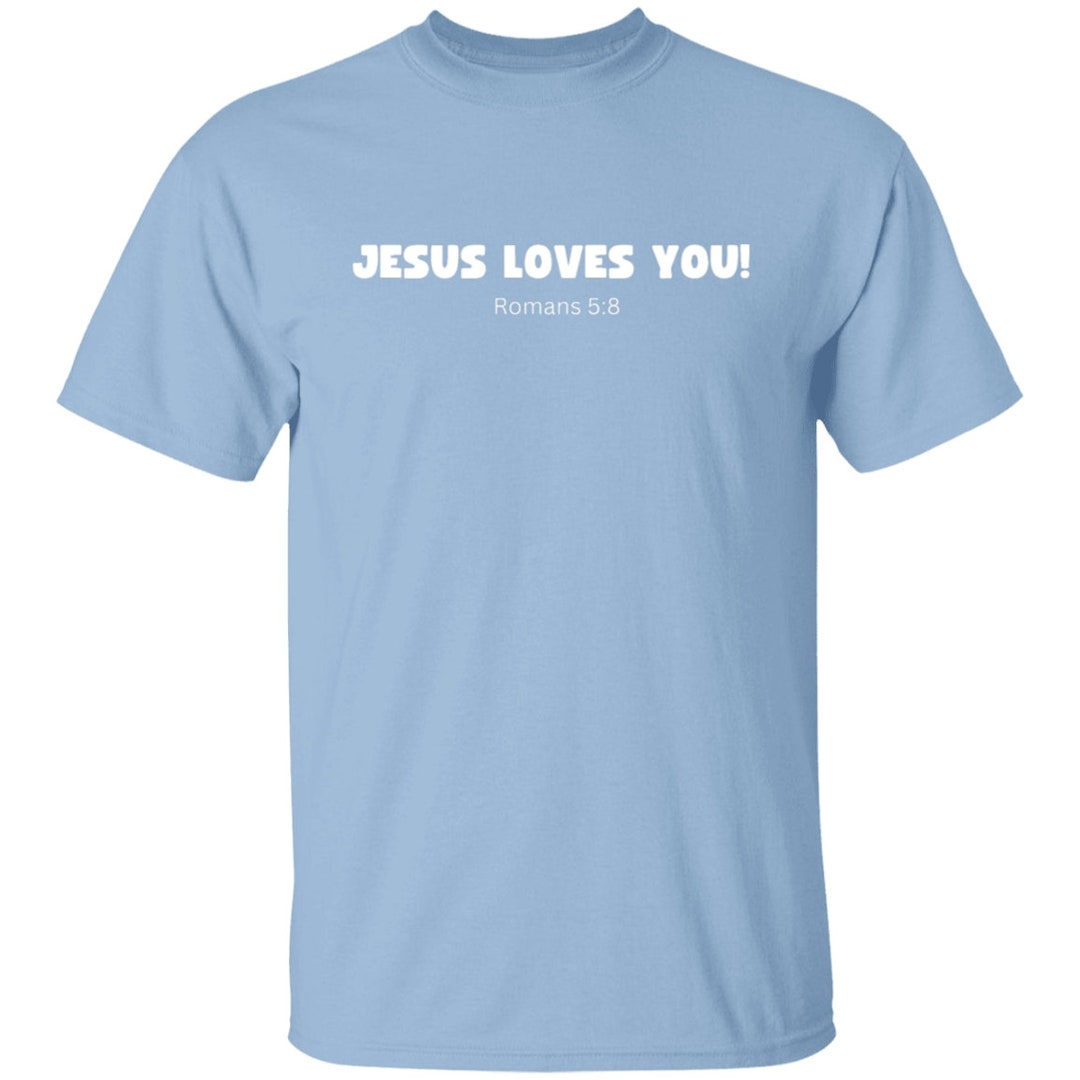 Jesus Loves You Ringer Graphic Tee