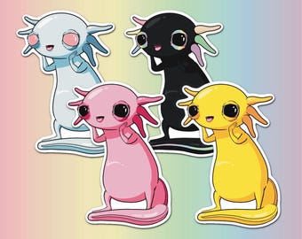 Pegatinas de ajolote