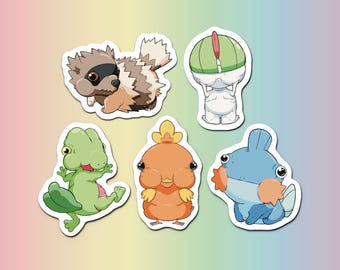 Pudgymon Stickers (Hoenn)