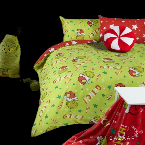 Christmas Bedding Etsy