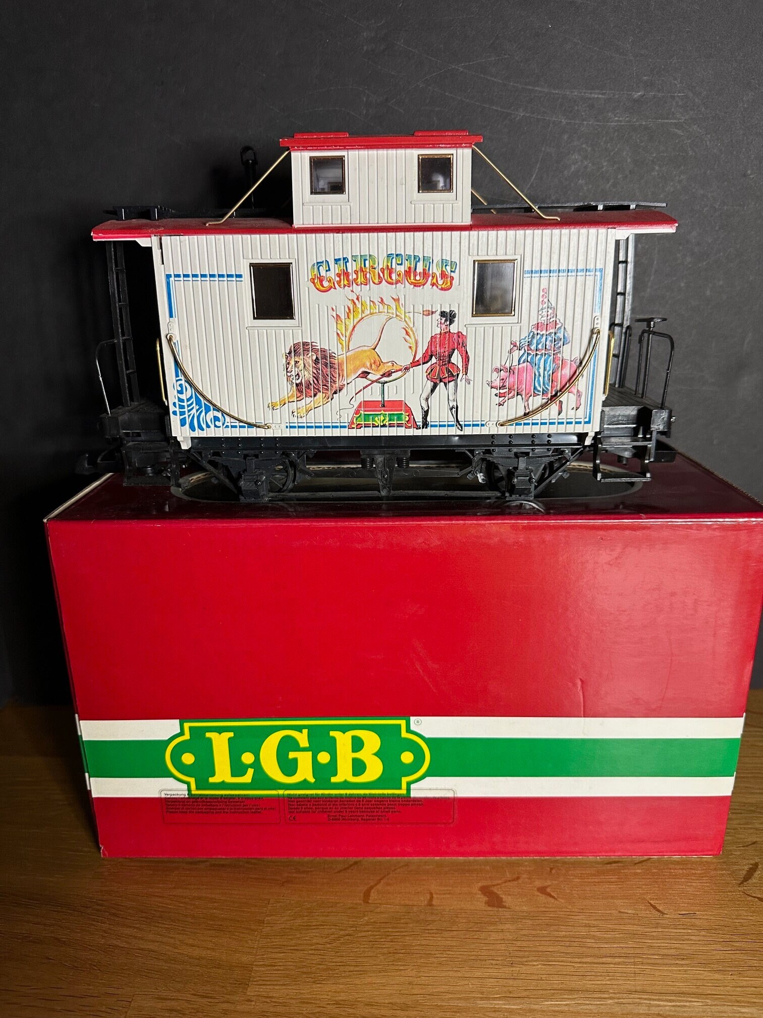 LGB Lehmann 4165 CIRCUS Bobber CABOOSE Car G Gauge W. Germany - Etsy