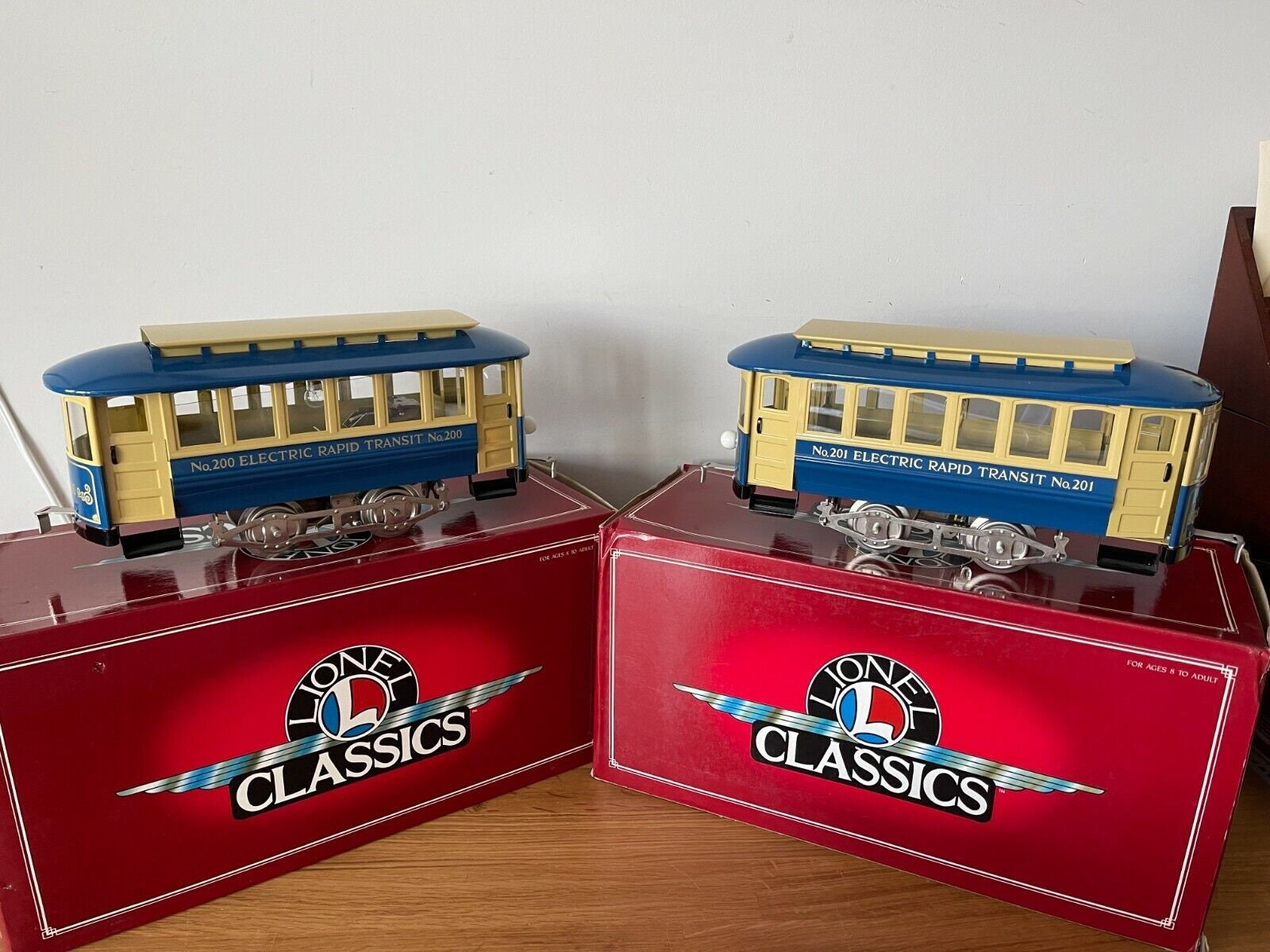 LIONEL Classics 201 TROLLEY TRAILER and 200 Trolley Standard Scale New Etsy UK