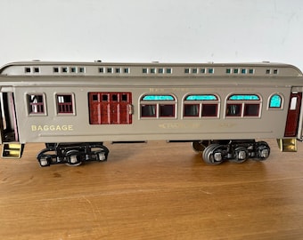 LIONEL Vintage Standard  419 BAGGAGE CAR Mojave 12 Wheels