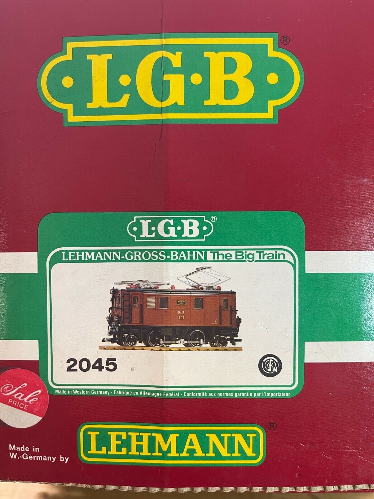 LGB LEHMANN 2045 LOCOMOTIVE Rh.b 205 G Scale W. Germany - Etsy