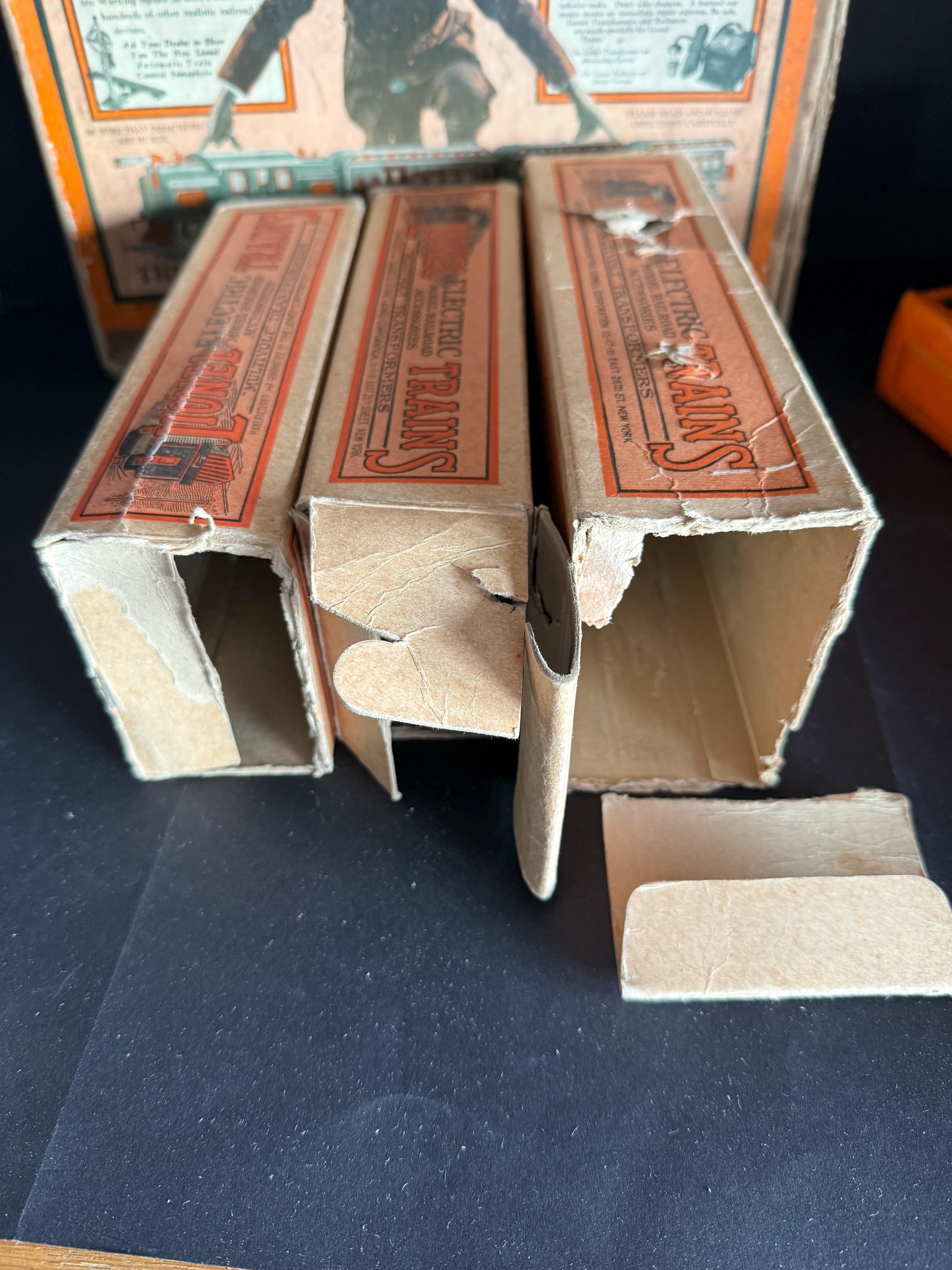 LIONEL PREWAR O-gauge 292 Train SET Locomotive 248 + 2 Passenger Cars ...