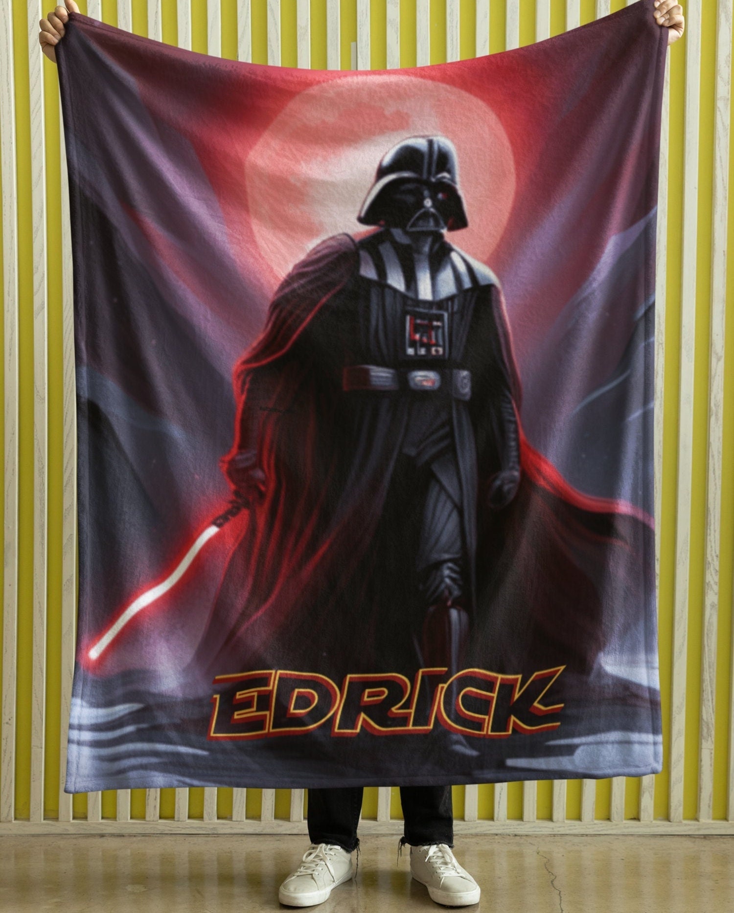 Darth vader throw blanket hotsell
