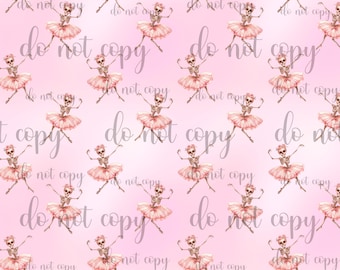 Skeleton ballerina seamless file