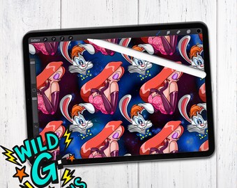 Roger rabbit seamless file (Digital Download)