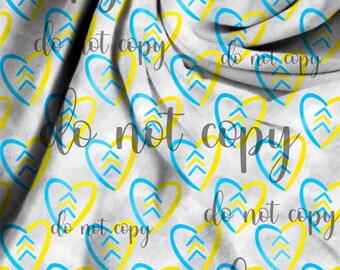 Down syndrome awareness seamless file