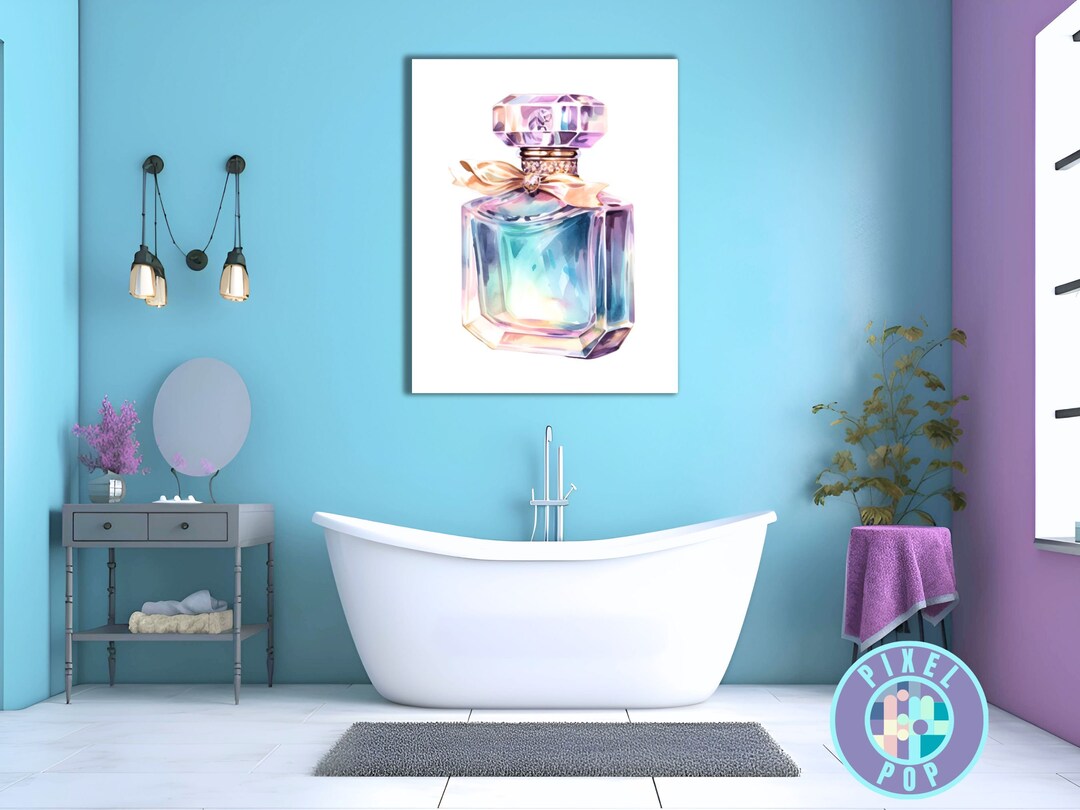 Printable Perfume Bottle Wall Art INSTANTLY DOWNLOADED Etsy