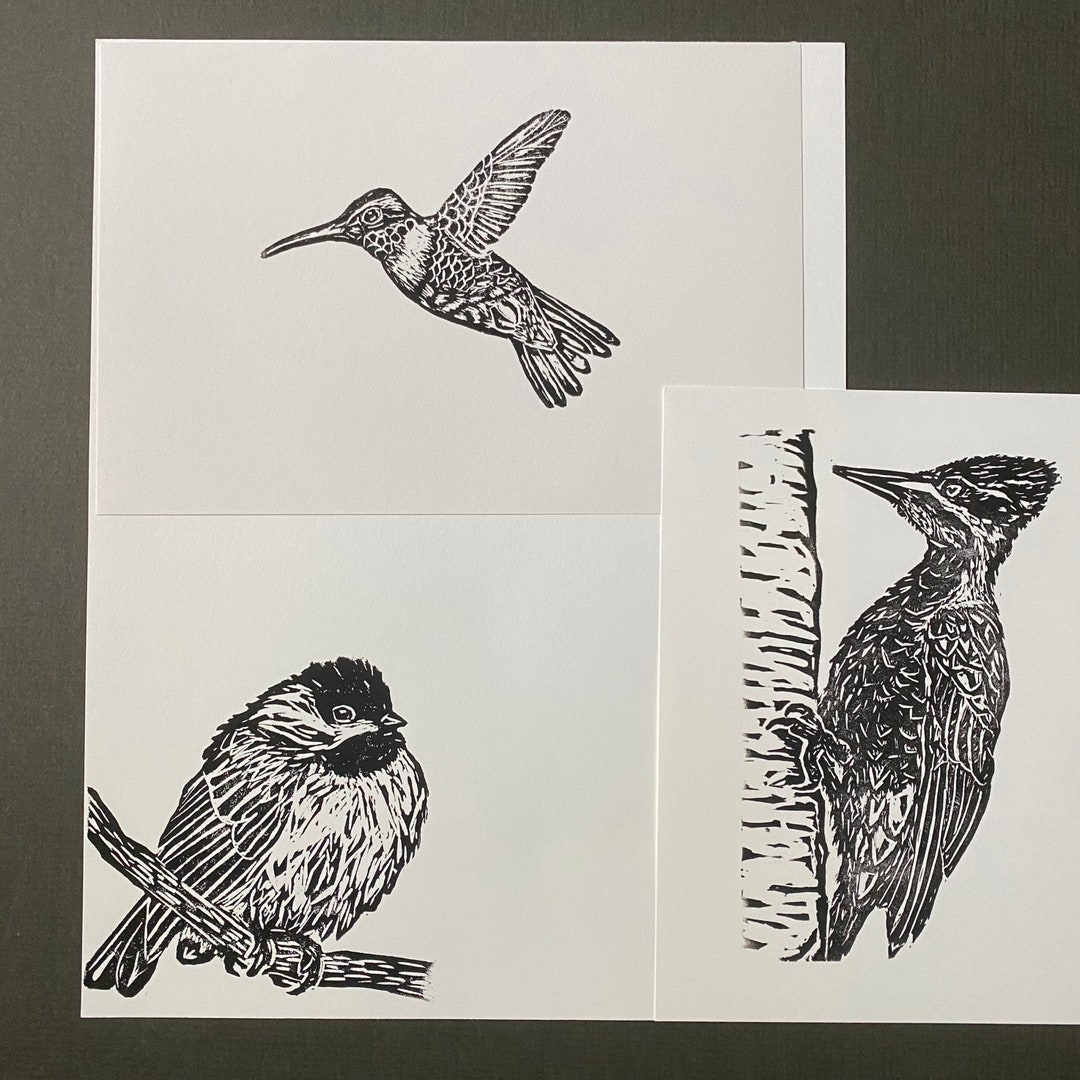 Semi Custom Bird Block Print Etsy