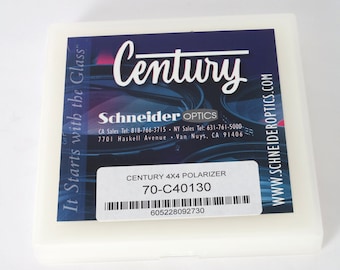 Schneider Optics Century 4x4 Glass Linear Polarizer Filter 100mm x 100mm. New Old Stock.