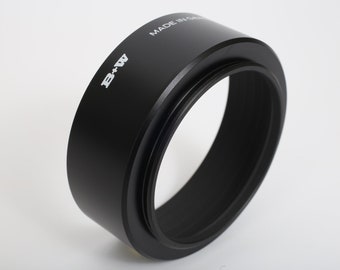 B+W Brand 49mm Metal Lens Shade For Standard & Telephoto Lenses. Made In Germany 49 Screw-In Threaded. New Condition.