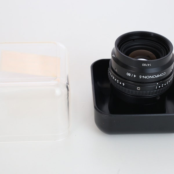 Schneider Componon-S 4/80 Makro Iris 39mm Mount Copy Or Enlarger Lens. V Mount Macro 6x6 Medium Format.