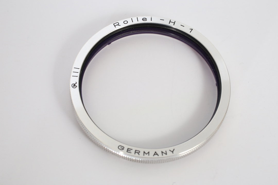New UV Lens Filter With Silver Black Ring For Rolleiflex