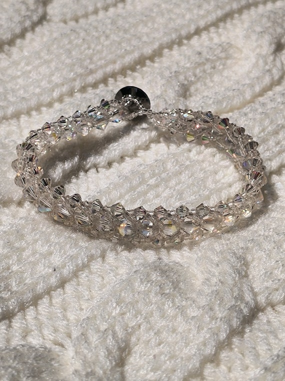 Sparkling ice crystal bracelet