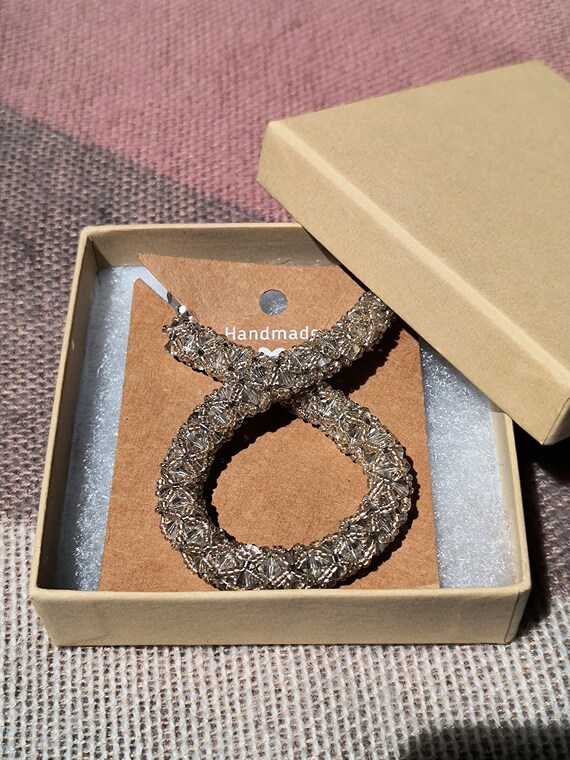 Crystal clear beaded bracelet - image 8