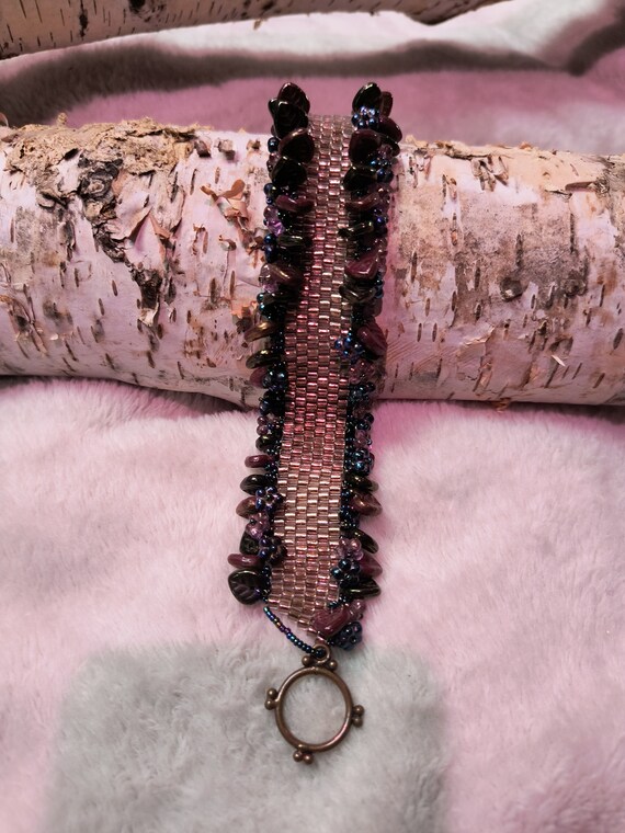falling leaves beaded bracelet View 2