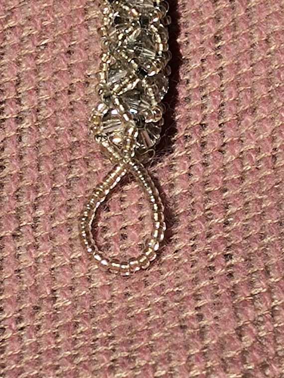 Crystal clear beaded bracelet - image 4
