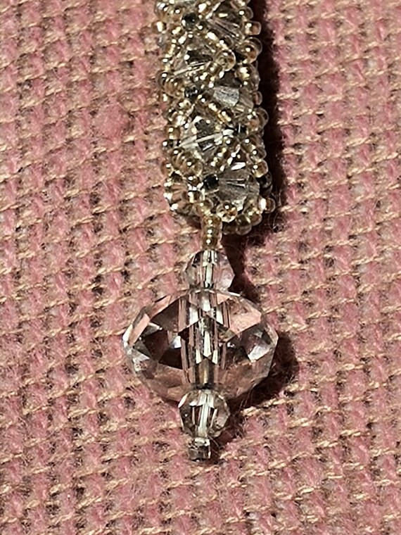 Crystal clear beaded bracelet - image 3