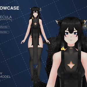 Custom vTuber Model Rigging and Modelling Commision