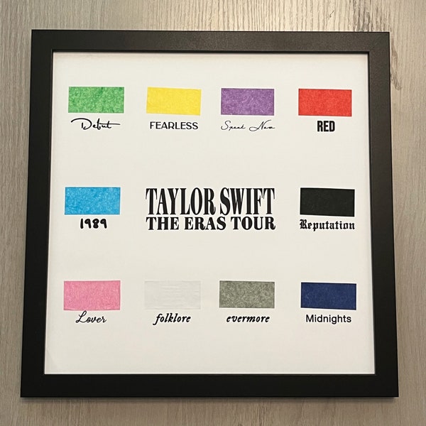 Eras Tour Wall Frame Etsy