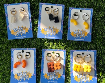 Colección de pendientes Funky Brick