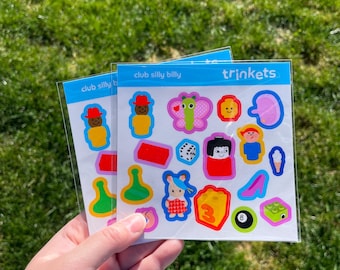 Hoja de pegatinas de accesorios del Club Silly Billy