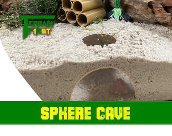 Aquarium Sphere Cave | Create an adventure hide zone for your fish, shrimp, pleco and continue to observe them as they play and forage.