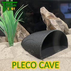 Pleco Cave 2pcs | 3D Printed | Create an adventure zone for your fish, shrimp, pleco, reptile and observe them as they play and forage.