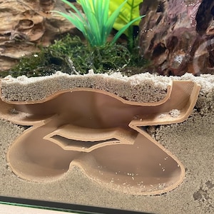 Aquarium Crab-Shaped Condo Ausblenden Labyrinth Höhle | Erstellen Sie eine Spielzone für Ihre Fische, Garnelen, pleco, etc | Beobachte sie wie sie spielen und Futter suchen.