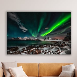 Northern Lights, Northern Lights Print, Northern Lights Decor, Aurora Decor, Aurora Borealis Northern Lights, Aurora Artwork, Aurora Print