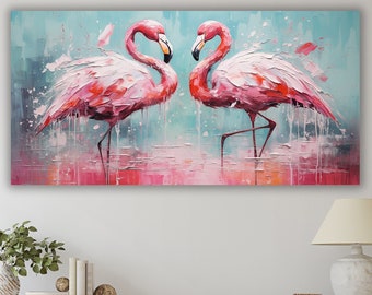 Flamingo Wall Art, Flamingo Print, Watercolor Pink Flamingo, Nursery Wall Art, Flamingo Wall Decor, Pink American Flamingo Art, Animal Decor