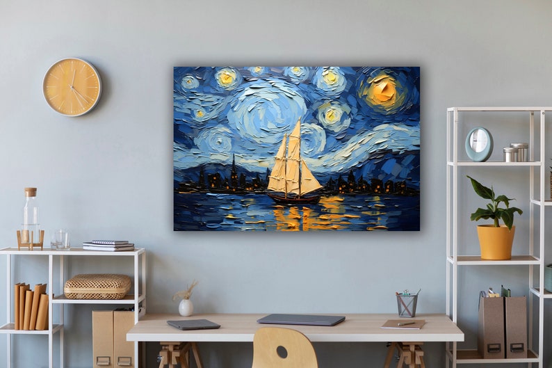 Vincent Van Gogh, Wall Decor, Home Decor, Office Home Decor, Fine Art