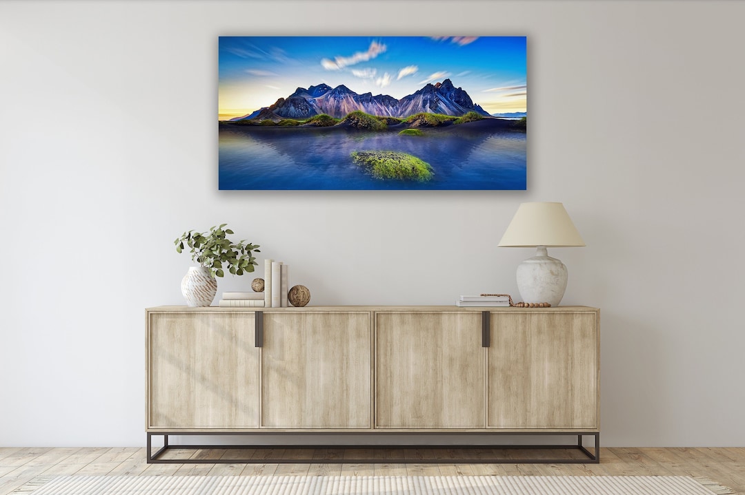 Mountain Landscape Wall Decor, Mountain View Art, Nature Wall Print