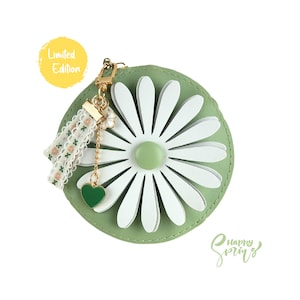 personnalisé marguerite | Porte-monnaie marguerite | bandoulière avec prénom personnalisé pour fille | Cadeau de printemps | Édition limitée | Cadeau piscine et plage