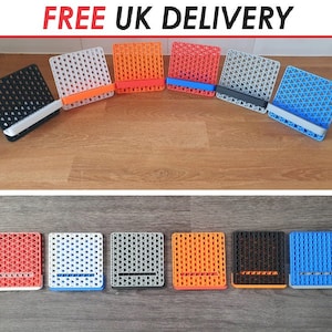 Soporte portátil para teléfono con combinaciones de colores para viajes, impreso en 3D, gran regalo para vacaciones, para viajes escolares y familiares, soporte de escritorio, medias